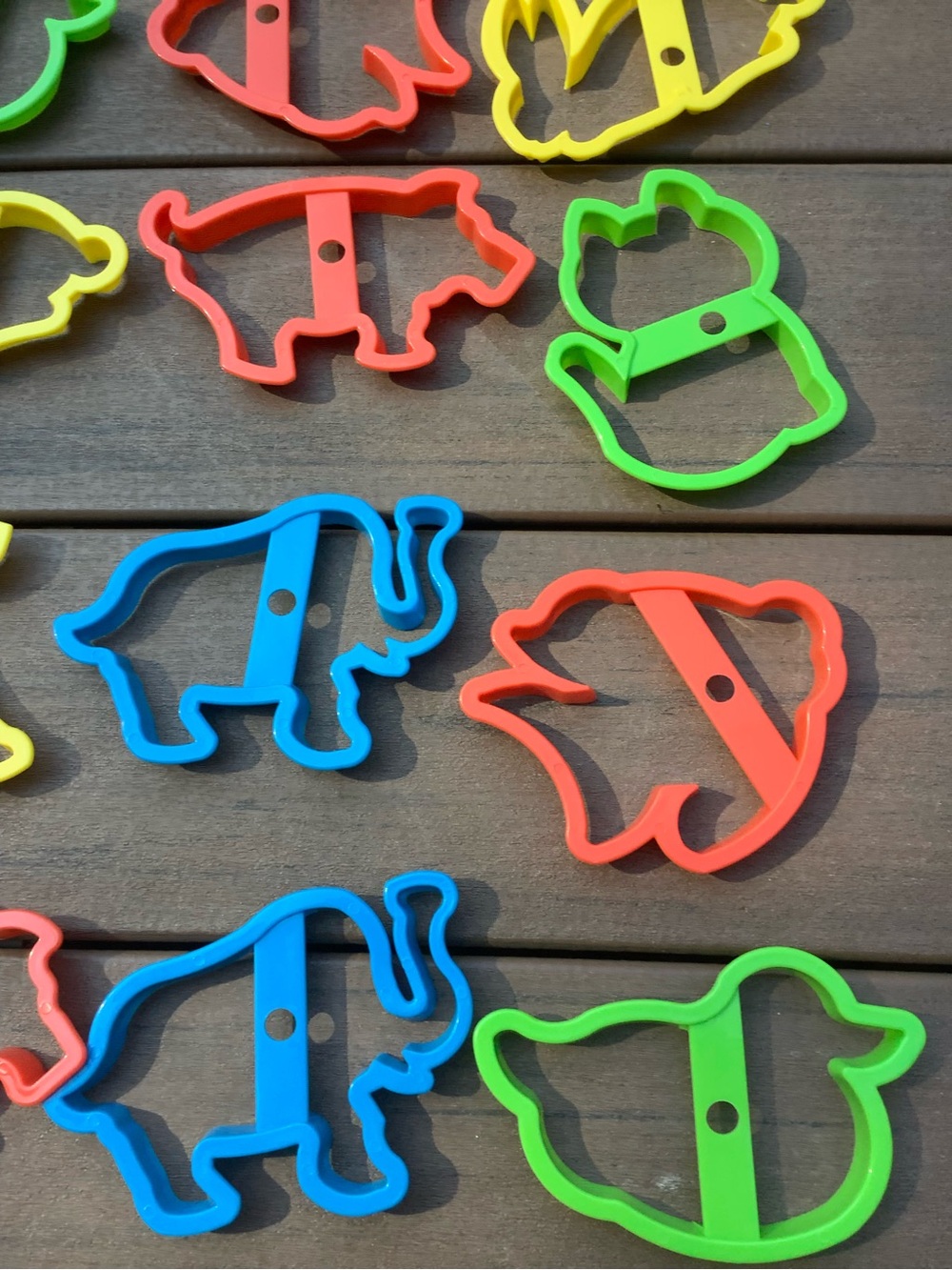 Colorful Plastic Animal Cookie Cutter Set - Multicolor - Picture 3 of 6